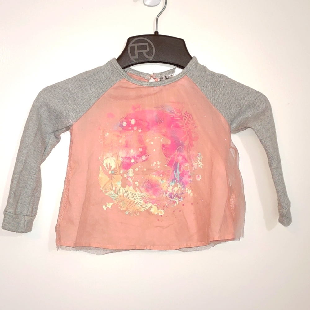 Shyanne Long Sleeve Wild Mustang Shirt